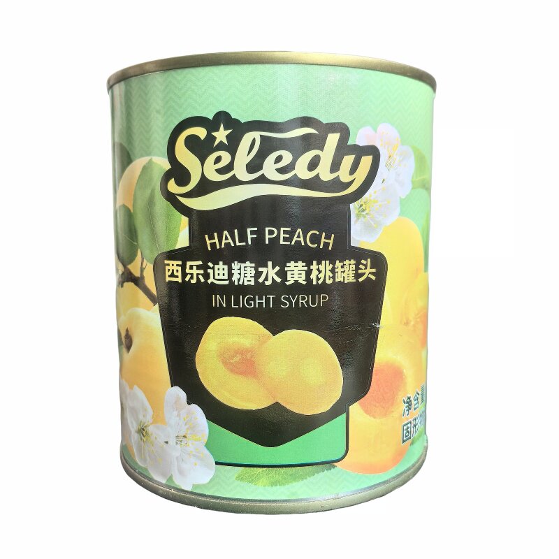 西乐迪糖水黄桃罐头即食12罐