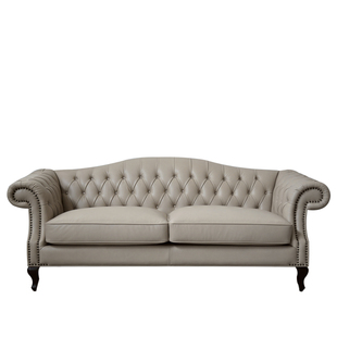 中古美式 高端 意大利进口复古油蜡皮 青皮 头层全真皮沙发818C