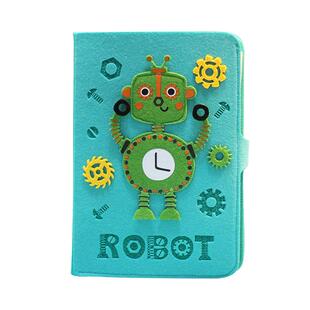 顽创意 Robot第二弹机器人a5活页手帐学生读书笔记本子送六一儿童礼物礼品日记diy工作记事批发定制文具