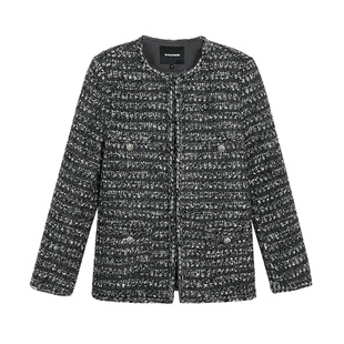 pusumede安娜气质 精致miu系小香风外套女高级感优雅流苏短款上衣