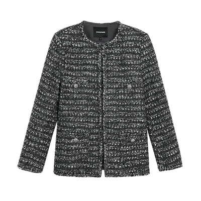 pusumede安娜气质 精致miu系小香风外套女高级感优雅流苏短款上衣