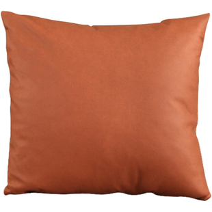 科技布抱枕套罩腰枕不含芯客厅皮沙发靠枕长条长方形靠背枕头靠垫