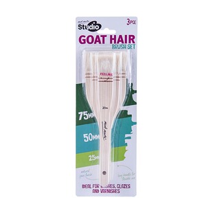 蒙玛特羊毛刷底纹笔水彩水粉笔刷底纹刷美术丙烯油画国画板刷排刷画笔颜料刷软毛刷清洁刷涂料乳胶漆油漆刷子