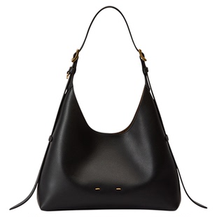 Fabrique 垂耳包纳帕牛皮肩带Hobo包单肩真皮女包