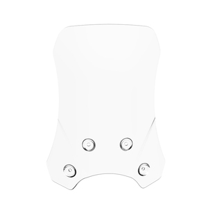 适用于豪爵DL250前挡风玻璃挡风板护胸加厚改装加高挡风玻璃高透