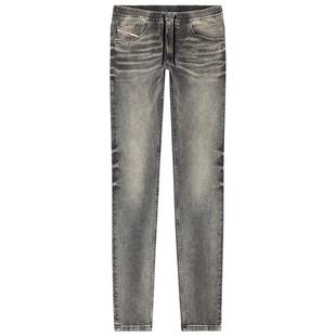 [折扣]DIESEL男士KROOLEY抽绳系带中腰修身窄脚牛仔裤A11883068LQ