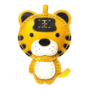 创意真皮老虎挂件属虎礼物卡通钥匙扣挂件材料包手作十二生肖挂件