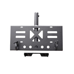 北京BJ40E增程版城市猎人BJ40C改装后备胎牌照架旗杆架后牌照板