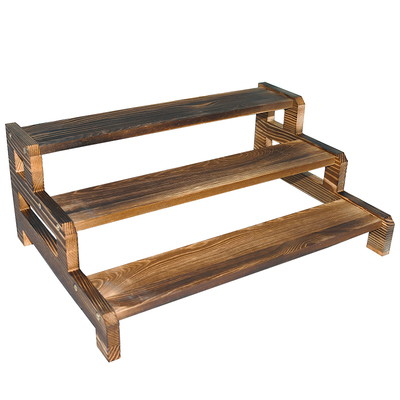 复古实木戒指架盲盒手办收纳架