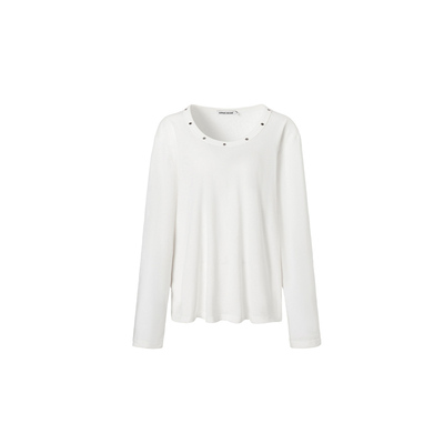 LEDIMWANG金属撞钉长袖T恤新款