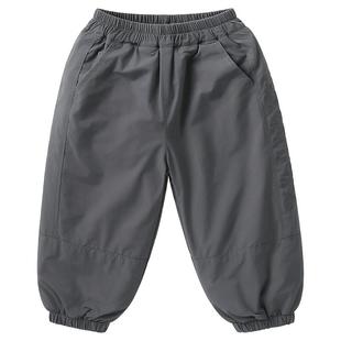 右欧儿童山系防水加绒工装裤抗静电内里冬季新款童装男童女童裤子