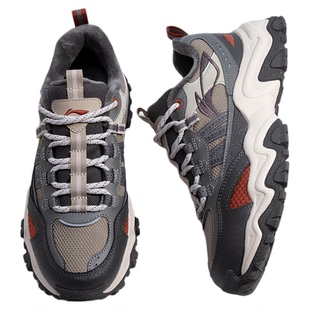 李宁潮流休闲鞋男款2025新款正品加绒保暖减震耐磨轻便百搭老爹鞋