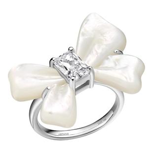 [HEFANG何方奥莱]何方珠宝方糖蝴蝶结戒指原创轻奢戒圈女新年礼物