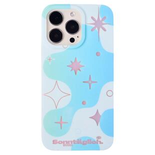 【支持16】星期天家海盐奶油银河双层金炫彩星星磨砂蓝渐变双层全包IMD苹果14promax手机壳苹果苹果16苹果15