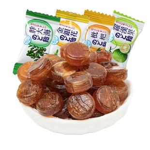 棵力果草本罗汉果清凉硬糖枇杷胖大海草本糖果小零食批发非润喉糖