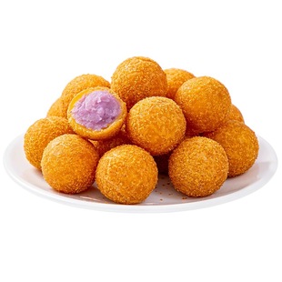 三全香芋地瓜丸家用紫薯球丸子甜品糕点食品油炸半成品方便小吃