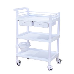 ABS小推车美容院推车置物架器械台塑料仪器车换药车工具车器械车