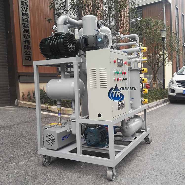 电厂电站电力公司维修上新变压器绝缘油双级真空滤油机