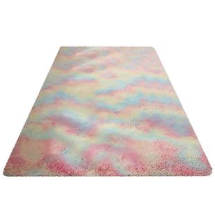 长毛地毯卧室大面积满铺客厅茶几床边毯少女房间网红同款毛毯地垫