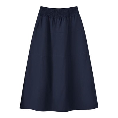 Marc O'Polo/MOP 春季新款时尚松紧腰A字裙宽松简约半身裙子女士