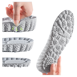 超软踩屎感4D云感内增高鞋垫男士女隐形全垫不累脚减震增高垫冬季