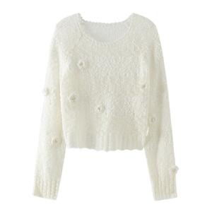 zklin慵懒风镂空毛衣针织衫女早春秋韩系chic上衣高级感穿搭罩衫