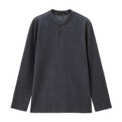 Giordano/佐丹奴华夫格亨利衫男