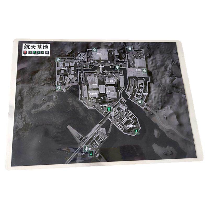 三角洲行动游戏周边实物塑封地图海报全套高清航天基地纸质可标记