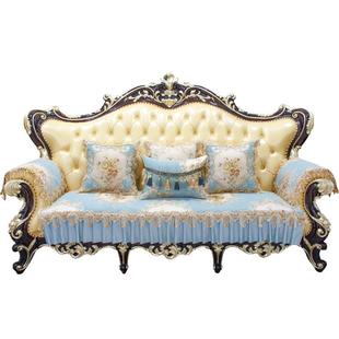 欧式沙发垫四季通用防滑高档奢华豪贵妃沙发套罩皮沙发坐垫子定做