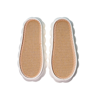 手工编织布条线亚麻透气凉拖勾鞋云朵防滑拖鞋底加厚软底春夏新款