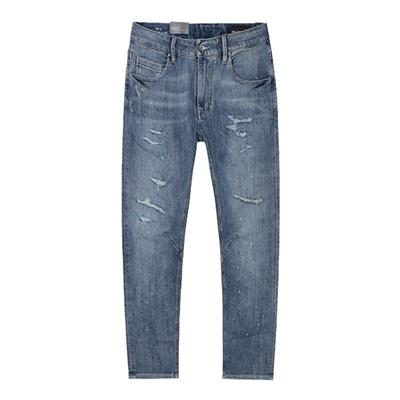 新款男士3D立体大V裤高街牛仔裤