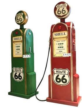 铁皮加油机老式怀旧摆件橱窗陈列