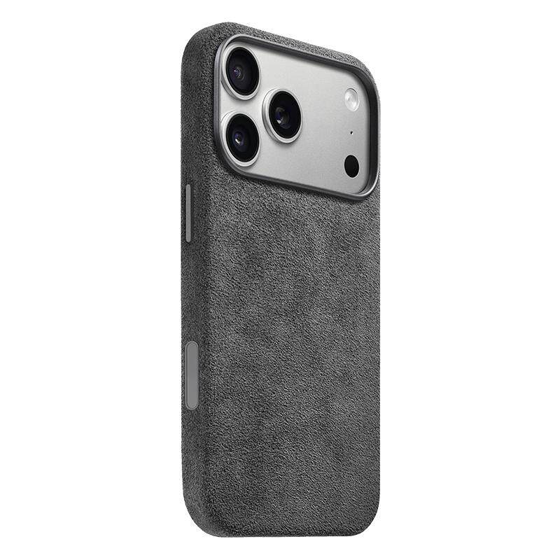 Sipolg适用苹果iPhone17翻毛皮16Promax磁吸手机壳Air手机套高级感Alcantara欧缔兰14保护套AI全包防摔超薄