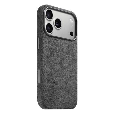 Sipolg适用苹果iPhone17翻毛皮16Promax磁吸手机壳Air手机套高级感Alcantara欧缔兰14保护套AI全包防摔超薄