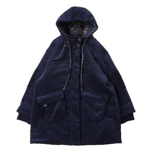 无色无味官方冬季新款栾树果休闲女款外套女装灯芯绒厚实保暖棉服