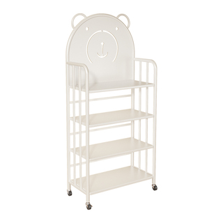 儿童书架可移动置物架落地多层家用宝宝简易收纳架小型书柜绘本架