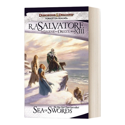 英文原版小说 Sea of Swords The Legend of Drizzt 龙与地下城 崔斯特传奇 黑暗之路3 剑之海 英文版 进口英语原版书籍