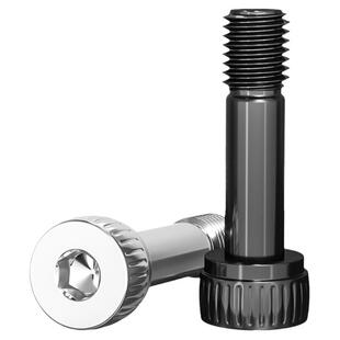 304不锈钢/12.9级航模轴套螺丝半螺纹内六角模型半牙光杆塞打螺钉