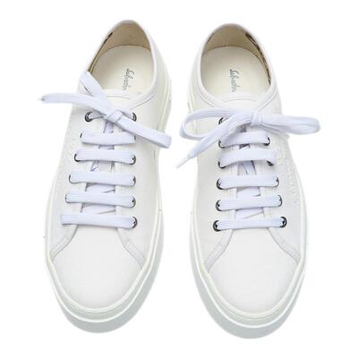 FERRAGAMO/菲拉格慕日常纯色男士字母印花小白鞋板鞋银泰 301596