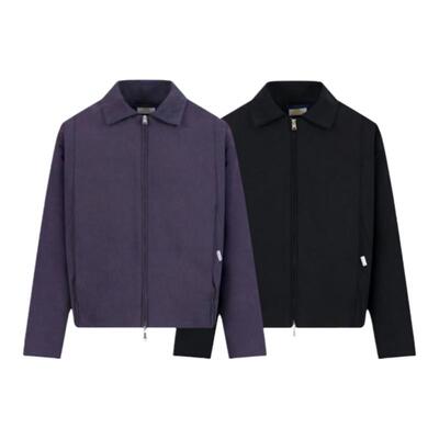 PMET 活页结构翻领夹克 cleanfit短宽版型秋冬百搭双拉链外套