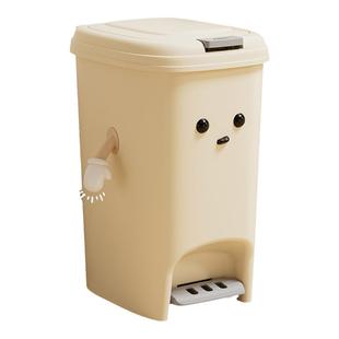 创意按压垃圾桶带盖厨房客厅卫生间厕所大容量脚踏式轻奢纸篓家用