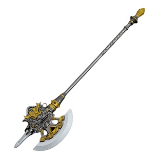 三国演义周边徐晃贯石斧金属武器合金模型玩具兵器摆件手办22CM