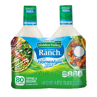 现货美国Hidden Valley ranch牧场蔬菜色拉沙拉水果调味酱1.18L