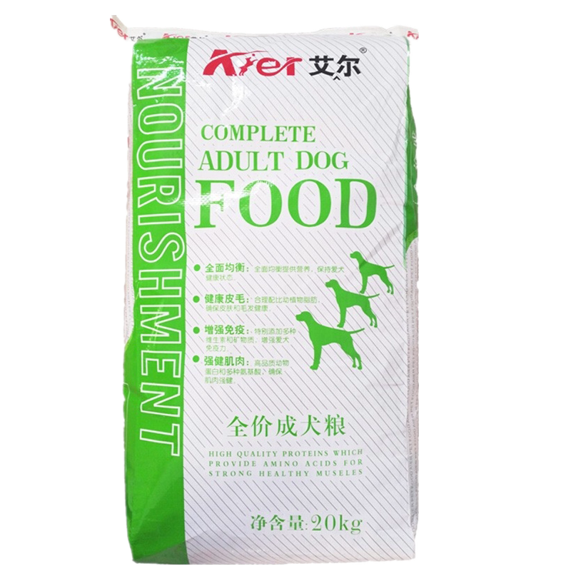 艾尔成犬粮20kg牛肉味阿拉斯加