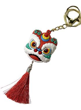 龙年醒狮中国风钥匙扣挂件