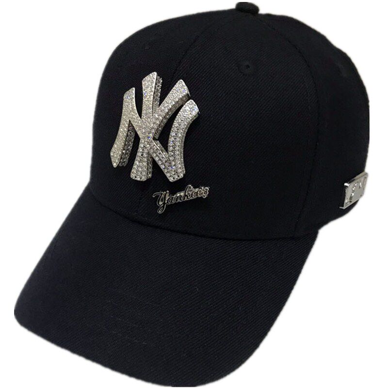 棒球帽mlb男正品mlb亮钻鸭舌帽