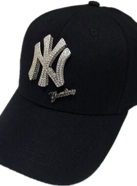 棒球帽mlb男正品mlb亮钻鸭舌帽