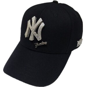 棒球帽mlb男正品mlb亮钻鸭舌帽