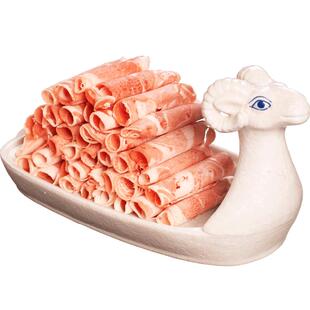羊肉卷原切冷冻纯羊肉片内蒙羊肉涮羊肉卷火锅食材锡盟草原羊肉片