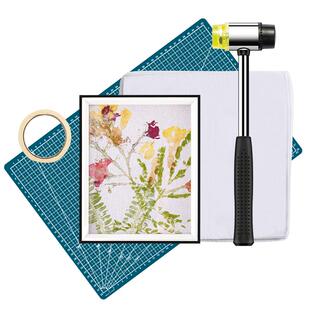 天琪锐拓印橡胶锤植物树叶拓染锤子印布扎染敲打小锤子工具材料包